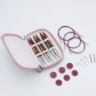 KnitPro Symfonie 2 Interchangeable Circular Needle Set, Chunky, 13 cm