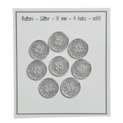 Go Handmade Glitter Buttons