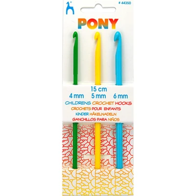 Pony Children's Crochet Hook Set, 15 cm
