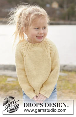 Children 50-33 Sunny Laugh Sweater by DROPS Design