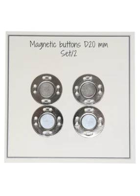 Go Handmade Magnetic Buttons 20 mm (2 pcs)