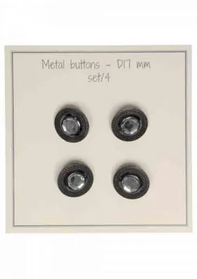 Go Handmade Metal Buttons 17 mm (4 pcs)