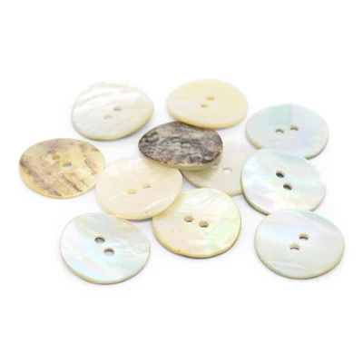 HobbyArts Mother of Pearl Buttons 20 mm, 10 pcs