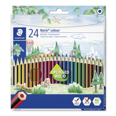 STAEDTLER Noris Club 185 Coloured Pencils, 24 pcs