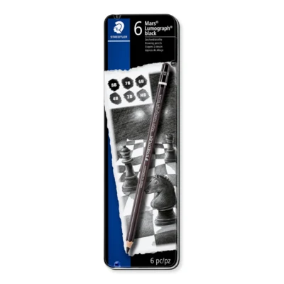 STAEDTLER Mars Lumograph Draw Pencils, 6 pcs