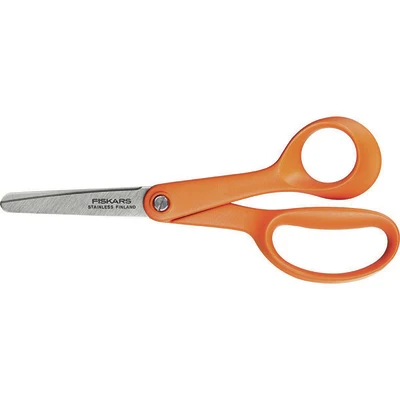 Fiskars Children's Scissors, Orange, Right