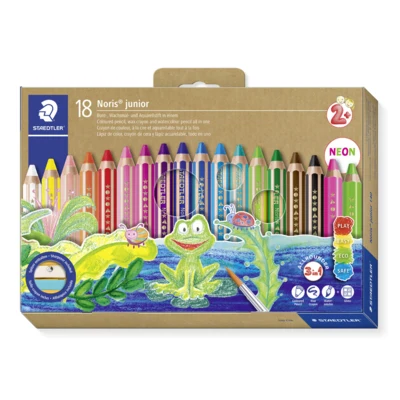 STAEDTLER Buddy 3-in-1 Colour Pencils, 18 pcs