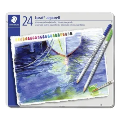 STAEDTLER Karat Watercolour Pencils, 24 pcs