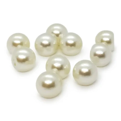 HobbyArts Plastic Buttons Pearl, 10 pcs
