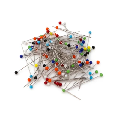 HobbyArts Straight Pins in Box, Assorted Colours