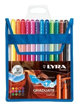 Lyra Graduate Fineliner, 12 pcs