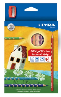 Lyra Groove Slim Color Pencils, 36 pcs