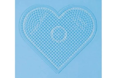 Hama Midi Small Heart Transparent Pegboard 236TR