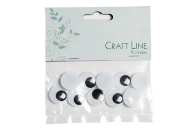 Craft Line Roller Eyes 16 mm, 10 pcs