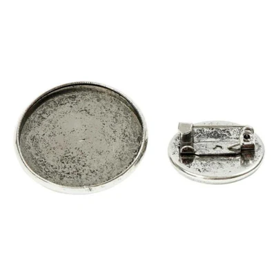 Brooch Antique silver ass, 6 pcs