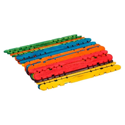 Construction Sticks 11.4 cm, ass. colors, 30 pcs