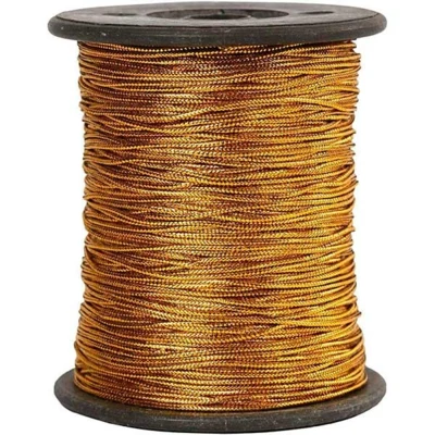 Thread, Metal look, 0.5 mm, 100 m