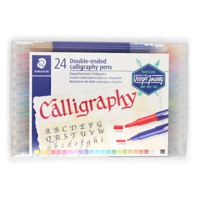 STAEDTLER Double-ended Calligraphy Pens, 24 pcs