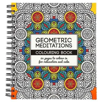 Colouring book Geometric Meditations 19.5 x 23 cm, 64 pages