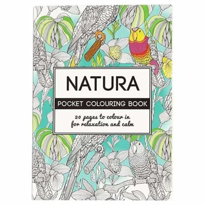 Colouring book Natura 10.5 x 14.5 cm, 20 pages