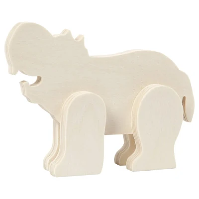 Animal figurine, plywood, 1 pc