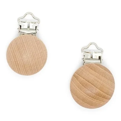 HobbyArts Suspender Clips, Round without holes, 1 pcs