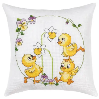 Embroidery kit Easter pillow