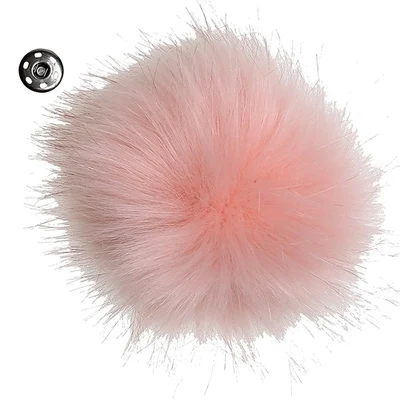 Go Handmade Pompon with snap button, 11 cm