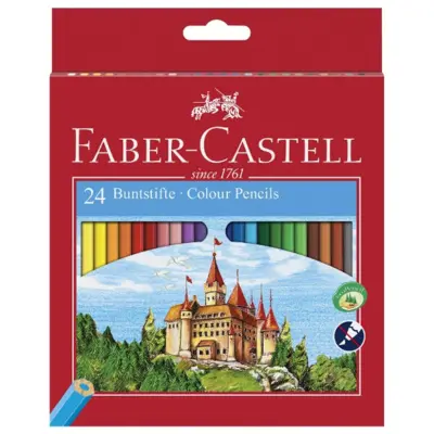 Faber-Castell Classic Colour Colour Pencils, 24 pieces