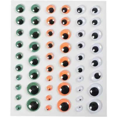 Googly Eyes with adhesive, Halloween