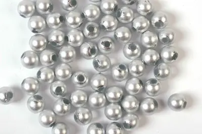 Vax Beads, 3 mm, 500 g, Dull Silver