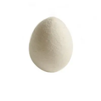 Cotton egg, white