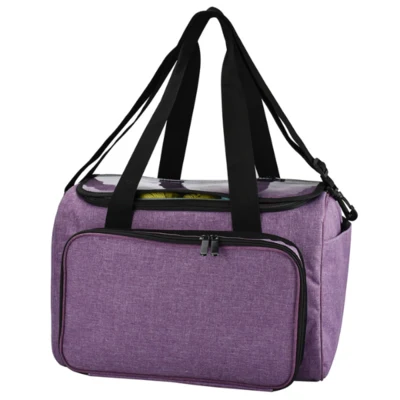 Yarn Bag Rectangular, Large Purple