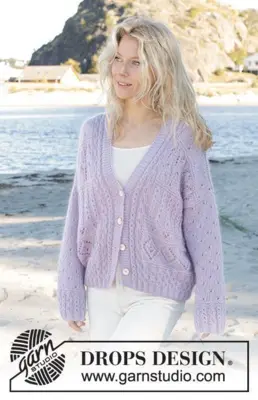 241-10 Fabled Harbour Cardigan by DROPS Design