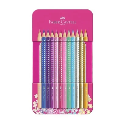 Faber-Castell, Sparkle Coloured Pencils, 12 pieces