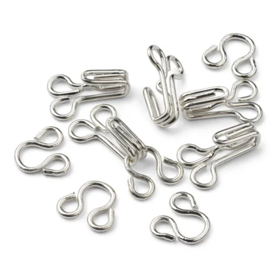 LindeHobby Hooks, Silver, 5 sets