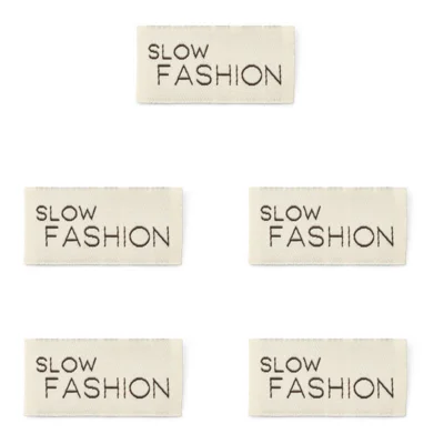 LindeHobby Slow Fashion Label (4 cm x 2 cm)