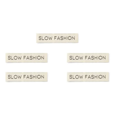 LindeHobby Slow Fashion Label (7 cm x 1 cm)