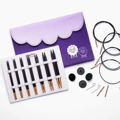 KnitPro J’adore Cubics Interchangeable Circular Needle Set Deluxe