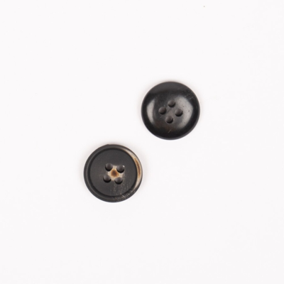 DROPS Imitated Wood (Coal), Button, 15 mm (no. 705)