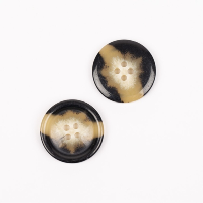 DROPS Imitation Horn (Mocha), Button, 25 mm (No. 714)