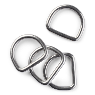 LindeHobby D-rings, 4x25 mm, 4 pcs