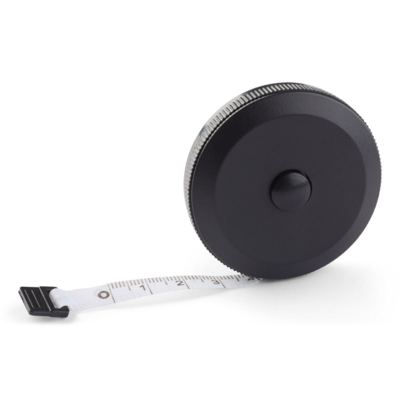 LindeHobby Retractable Measuring Tape, 150 cm, Black