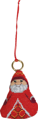 Embroidery Kit Santa Claus 6 x 7 cm / 2.36 x 2.76 in