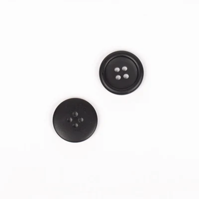 DROPS Matte Black, Button, 18 mm (no. 817)