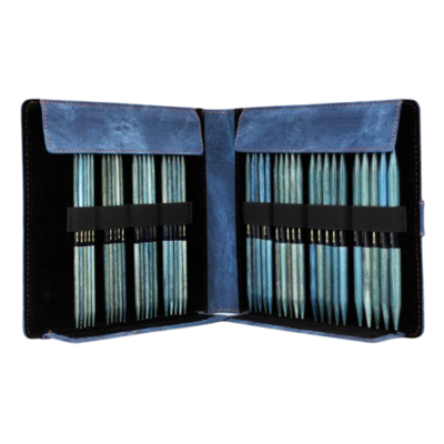 LYKKE Double Pointed Needle Set Indigo, Azure Blue, 15 cm (4.00-9.00 mm)