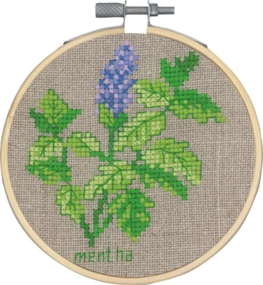 Embroidery Kit Mint m/5810/10 10 cm / 4 in dia.