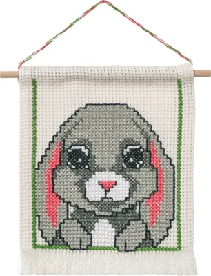 Embroidery Kit MFK Rabbit M 5119/18 16 x 18 cm / 6 x 7 in