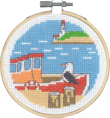 Embroidery Kit Bath by the Pier m/5810/10 Ø