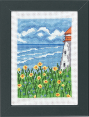 Embroidery Kit Lighthouse 13 x 18 cm / 5 x 7 in